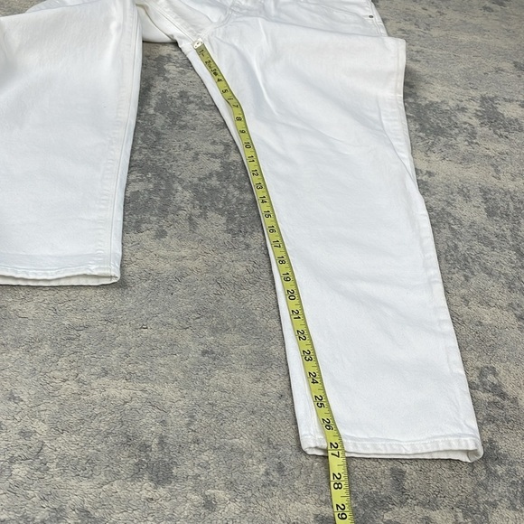 NWT Hudson Bettie Taper Jeans White High Rise Ankle Sz 32 - Picture 10 of 14